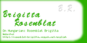 brigitta rosenblat business card